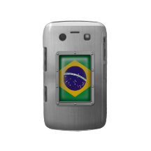 Brazil in Stainless Steel Blackberry Bold Case