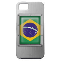 Brazil in Stainless Steel iPhone 5 Covers