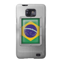 Brazil in Stainless Steel Samsung Galaxy Cases