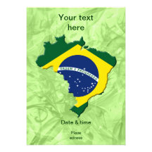 Brazil map custom invites