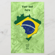 Brazil map flyer