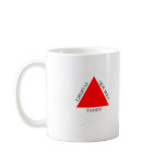 Brazil Minas Gerais Flag Map full size Mug
