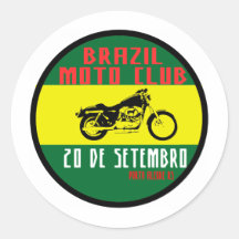 Brazil moto club adesivo
