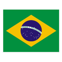 Brazil National Flag Post Card