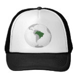 Brazil (orthographic projection) hats