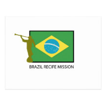 BRAZIL RECIFE MISSION LDS POST CARD