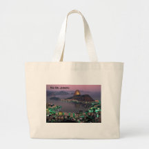 Brazil Rio De Janeiro Sugar Loaf Mountain (St.K.) Canvas Bags
