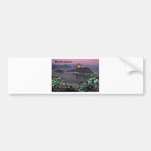 Brazil Rio De Janeiro Sugar Loaf Mountain (St.K.) Bumper Stickers
