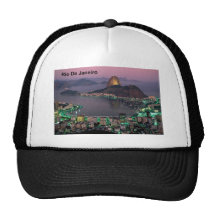 Brazil Rio De Janeiro Sugar Loaf Mountain (St.K.) Trucker Hats
