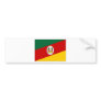 Brazil Rio Grande do Sul Flag Bumper Sticker