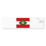 Brazil Santa Catarina Flag Bumper Stickers