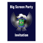 Brazil Soccer Champions Custom Invitation