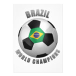 BRAZIL SOCCER CHAMPIONS PERSONALIZED ANNOUNCEMENT