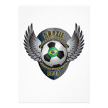 Brazil Soccer Crest Invite