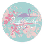 Brazil Sunshine Tshirts and Gifts Round Stickers