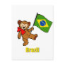 Brazil Teddy Bear Post Card