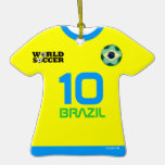Brazil World Cup Soccer Jersey Ornament