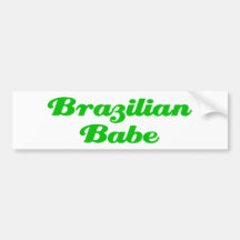 Brazilian Babe Bumper Sticker