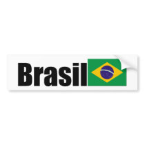 Brazilian Flag Bumper Stickers