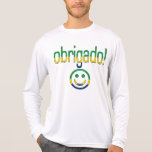 Brazilian Gifts Thank You / Obrigado + Smiley Face Tshirt