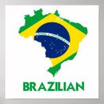 BRAZILIAN MAP POSTERS
