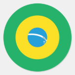 Brazilian Mod Round Sticker