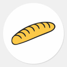 Bread baguette stickers