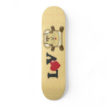 Breading Cat Yellow Skateboard