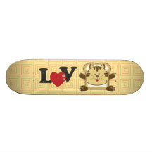 Breading Cat Yellow Skateboard