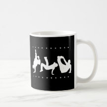 Break dance Black Coffee Mug