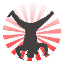 break dancing explosion sticker