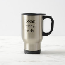 break every rule mug