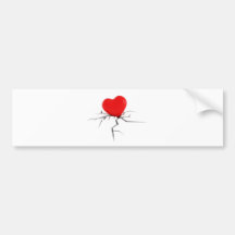 break love bumper sticker