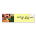 Break-Neck The Giraffe bumper stickers