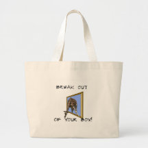 Break out of your box canvas bags