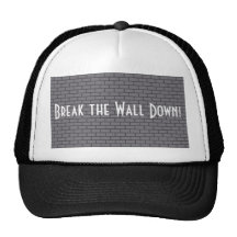 Break the Wall Down, Grey Brick Mesh Hat