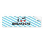 Breakbeat fan bumper sticker