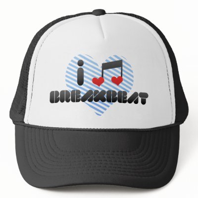 Breakbeat fan hat by MusicLovers