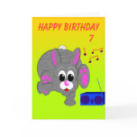 Breakdance Bunny's Birthday Card
