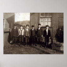 Breaker Boys - Pittston Pennsylvania Print