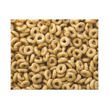 Breakfast Cereal rings Gallery Wrap Canvas