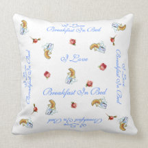 Breakfast In Bed American MoJo Pillow
