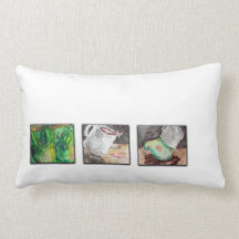 Breakfast in Bed Throw Pillows