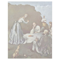Breakfast Outdoors By Paul Cézanne (Best Quality) Letterhead Template