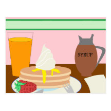 Breakfast Postcards