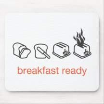 breakfast ready mousepad