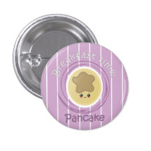 Breakfast Time - Pancake Pinback Button