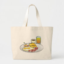 Breakfast Tote Bag