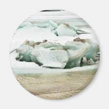 Breaking Ice Fridge Magnets