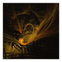 Breaking Point Abstract Art Invitations